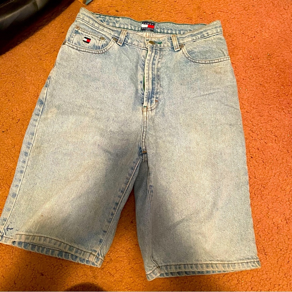 Vintage Tommy Hilfiger jean shorts sz 26
